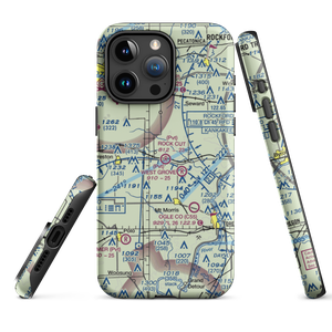 Rock Cut Farms Airport (48LL) VFR Sectional  Tough iPhone Case