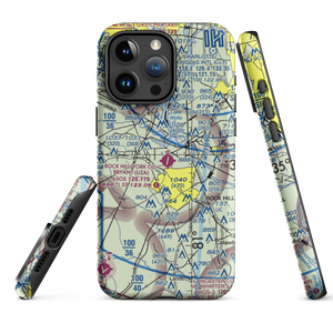 Rock Hill - York County Airport (UZA) VFR Sectional  Tough iPhone Case