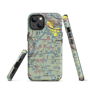 Rock Ridge Airport (2OK3) VFR Sectional  Tough iPhone Case