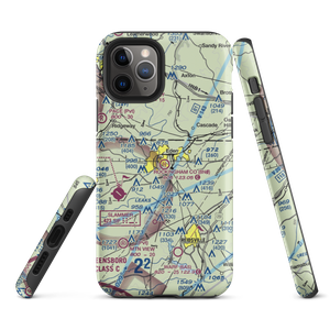 Rockingham County Heliport (8N0) VFR Sectional  Tough iPhone Case