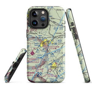Rockingham County Heliport (8N0) VFR Sectional  Tough iPhone Case