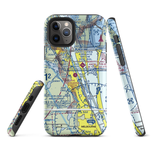 Rockledge Airport (21FA) VFR Sectional  Tough iPhone Case