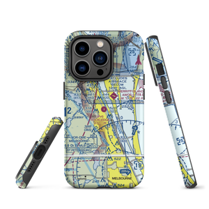 Rockledge Airport (21FA) VFR Sectional  Tough iPhone Case