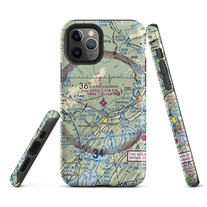 Rockwood Municipal Airport (RKW) VFR Sectional  Tough iPhone Case