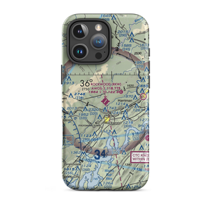 Rockwood Municipal Airport (RKW) VFR Sectional  Tough iPhone Case