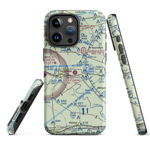 Rocky Creek Ranch Airport (9TE6) VFR Sectional  Tough iPhone Case