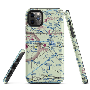 Rocky Creek Ranch Airport (9TE6) VFR Sectional  Tough iPhone Case