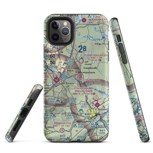 Rocky Hill Ultralightport (48P) VFR Sectional  Tough iPhone Case