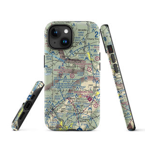 Rocky Hollow Field (PN72) VFR Sectional  Tough iPhone Case