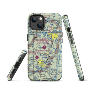 Rocky Mount Wilson Regional Airport (RWI) VFR Sectional  Tough iPhone Case