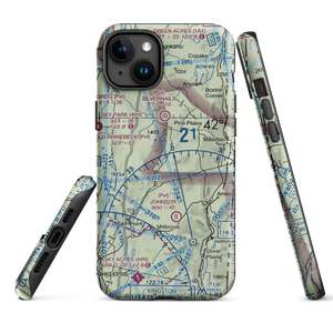 Rocky Reef Farm Airport (0NK8) VFR Sectional  Tough iPhone Case