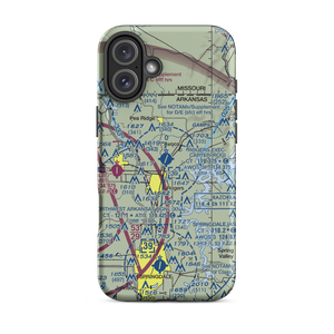 Rogers Municipal Airport-Carter Field (ROG) VFR Sectional  Tough iPhone Case