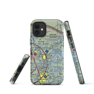 Rogers Municipal Airport-Carter Field (ROG) VFR Sectional  Tough iPhone Case