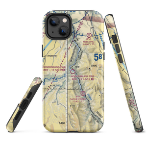 Rogersburg Airport (D69) VFR Sectional  Tough iPhone Case