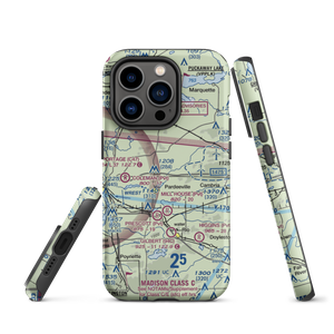Rohde's Airport (US-0129) VFR Sectional  Tough iPhone Case