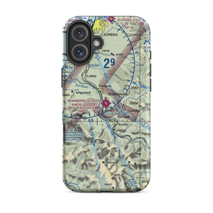 Rohnerville Airport (FOT) VFR Sectional  Tough iPhone Case