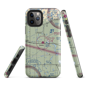 Rolette Airport (2H9) VFR Sectional  Tough iPhone Case