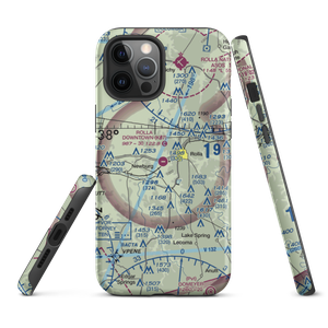 Rolla Downtown Airport (K07) VFR Sectional  Tough iPhone Case