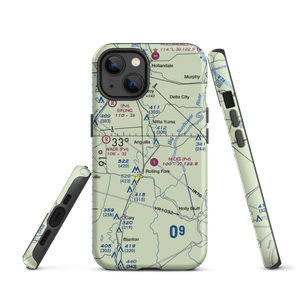 Rollang Field (5MS1) VFR Sectional  Tough iPhone Case