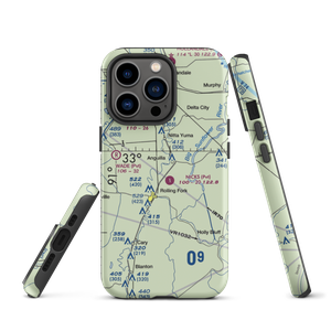 Rollang Field (5MS1) VFR Sectional  Tough iPhone Case