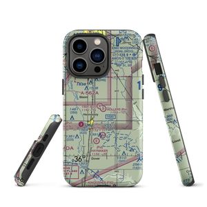 Rollers Airport (OK48) VFR Sectional  Tough iPhone Case