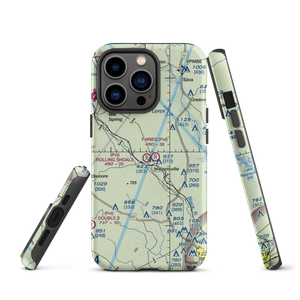 Rolling Shoals Farm Airport (MO73) VFR Sectional  Tough iPhone Case