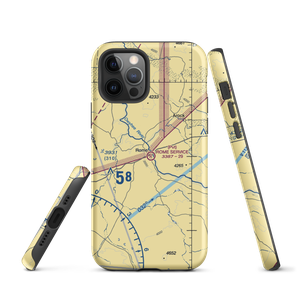 Rome Service Airport (0OR6) VFR Sectional  Tough iPhone Case