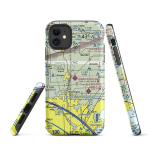 Romeo State Airport (D98) VFR Sectional  Tough iPhone Case