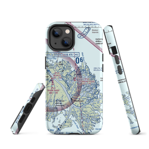 Romere Pass Seaplane Base (7LA7) VFR Sectional  Tough iPhone Case