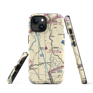 Rosalia Municipal Airport (72S) VFR Sectional  Tough iPhone Case