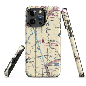 Rosalia Municipal Airport (72S) VFR Sectional  Tough iPhone Case