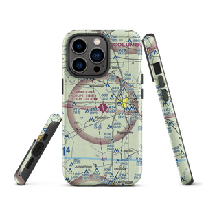 Roscoe Turner Airport (CRX) VFR Sectional  Tough iPhone Case