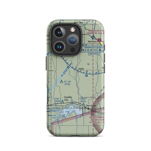 Rose Port Inc Airport (9KS4) VFR Sectional  Tough iPhone Case