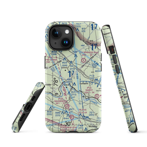 Rose Retreat Farm Airport (VA44) VFR Sectional  Tough iPhone Case