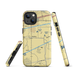 Rosebud Airport (NM29) VFR Sectional  Tough iPhone Case