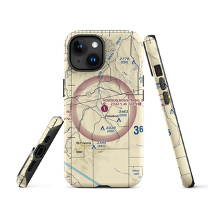 Rosebud Sioux Tribal Airport (SUO) VFR Sectional  Tough iPhone Case