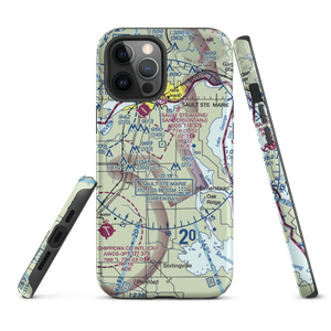 Rosedale Airport (1MI6) VFR Sectional  Tough iPhone Case