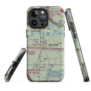 Ross Planes Airport (TX11) VFR Sectional  Tough iPhone Case