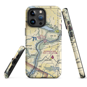 Ross Private Strip (5WA5) VFR Sectional  Tough iPhone Case