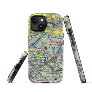 Rostraver Airport (FWQ) VFR Sectional  Tough iPhone Case