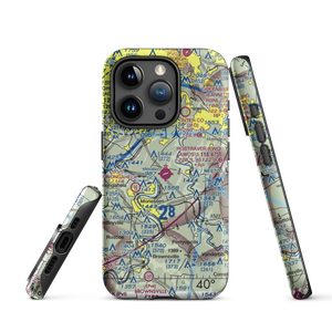 Rostraver Airport (FWQ) VFR Sectional  Tough iPhone Case