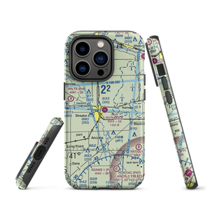 Rothrock Airport (54IL) VFR Sectional  Tough iPhone Case