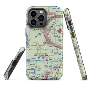 Rotors & Wings Airport (46MI) VFR Sectional  Tough iPhone Case