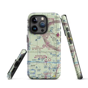 Rotors & Wings Airport (46MI) VFR Sectional  Tough iPhone Case