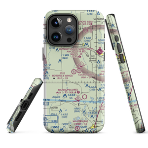Rotors & Wings Airport (46MI) VFR Sectional  Tough iPhone Case