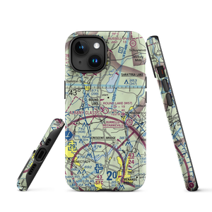 Round Lake Airport and Seaplane Base (W57) VFR Sectional  Tough iPhone Case