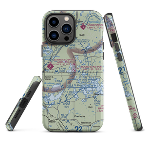 Round Lake Seaplane Base (WS24) VFR Sectional  Tough iPhone Case