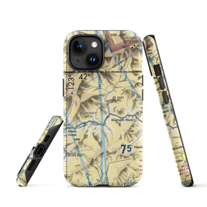 Round Mountain Ranch Airport (CA09) VFR Sectional  Tough iPhone Case