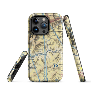 Round Mountain Ranch Airport (CA09) VFR Sectional  Tough iPhone Case