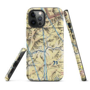 Round Mountain Ranch Airport (CA09) VFR Sectional  Tough iPhone Case